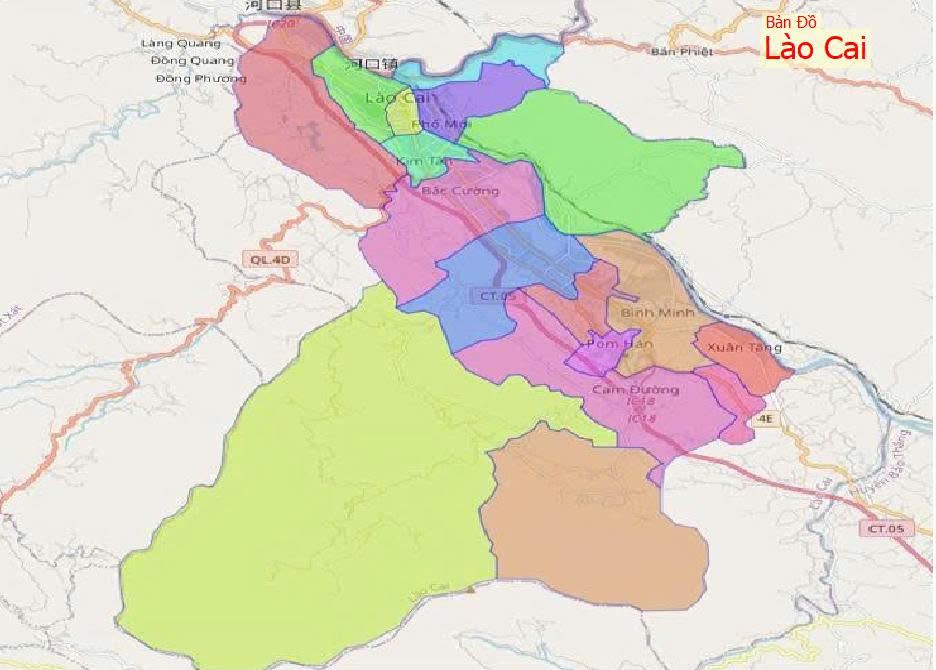 ban do lao cai