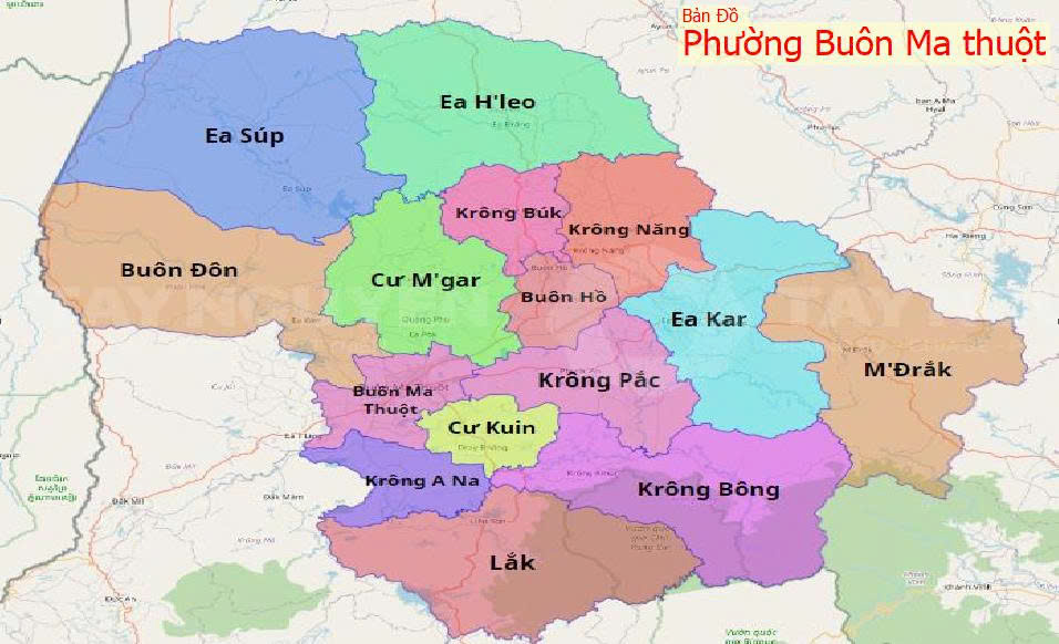 ban do phuong buon ma thuot