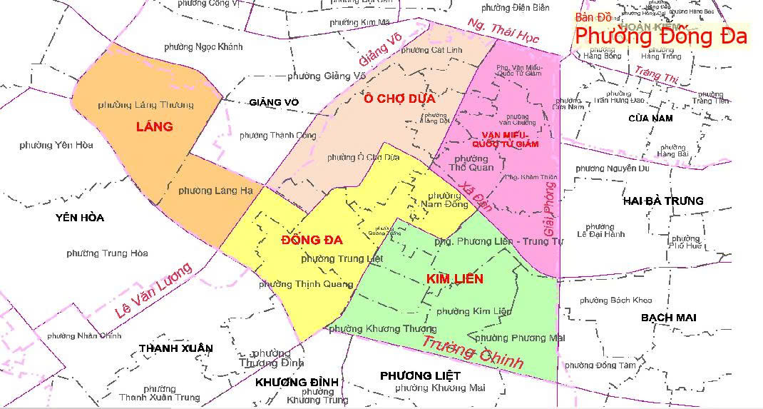 ban do phuong dong da