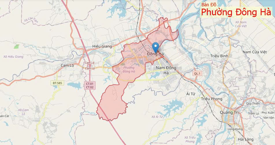 ban do phuong dong ha