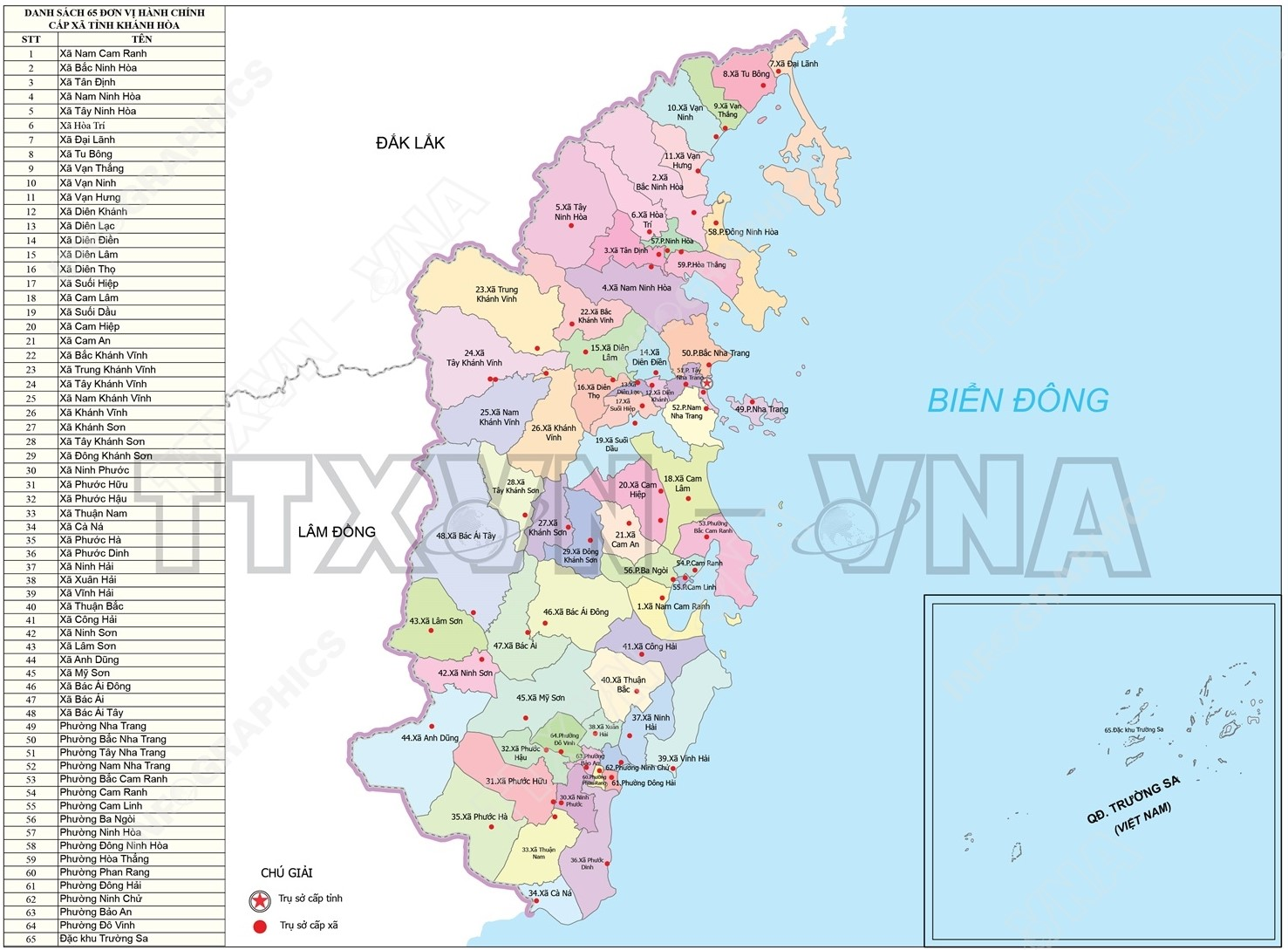 ban do phuong nha trang