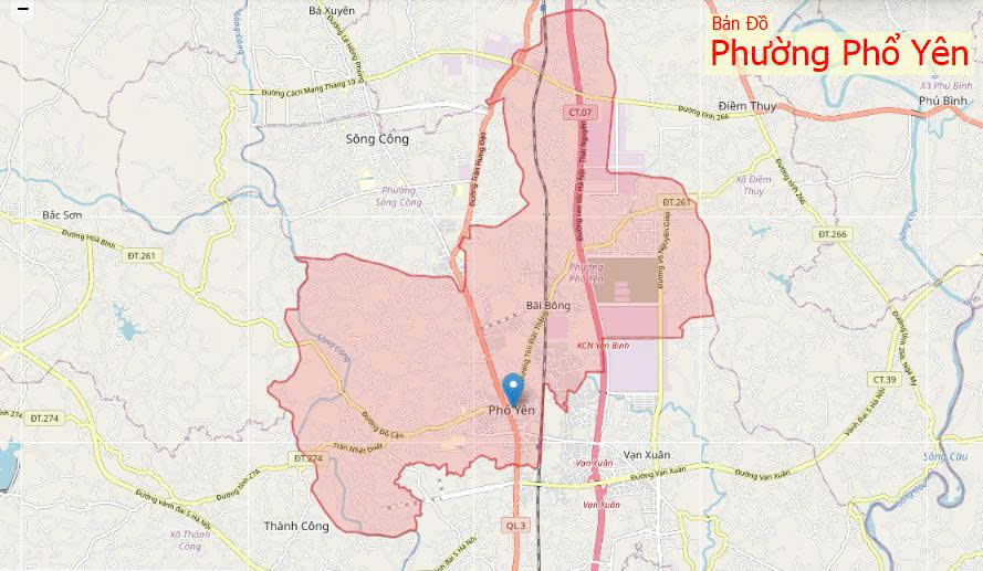 ban do phuong pho yen