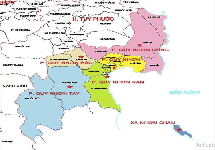 ban do phuong quy nhon