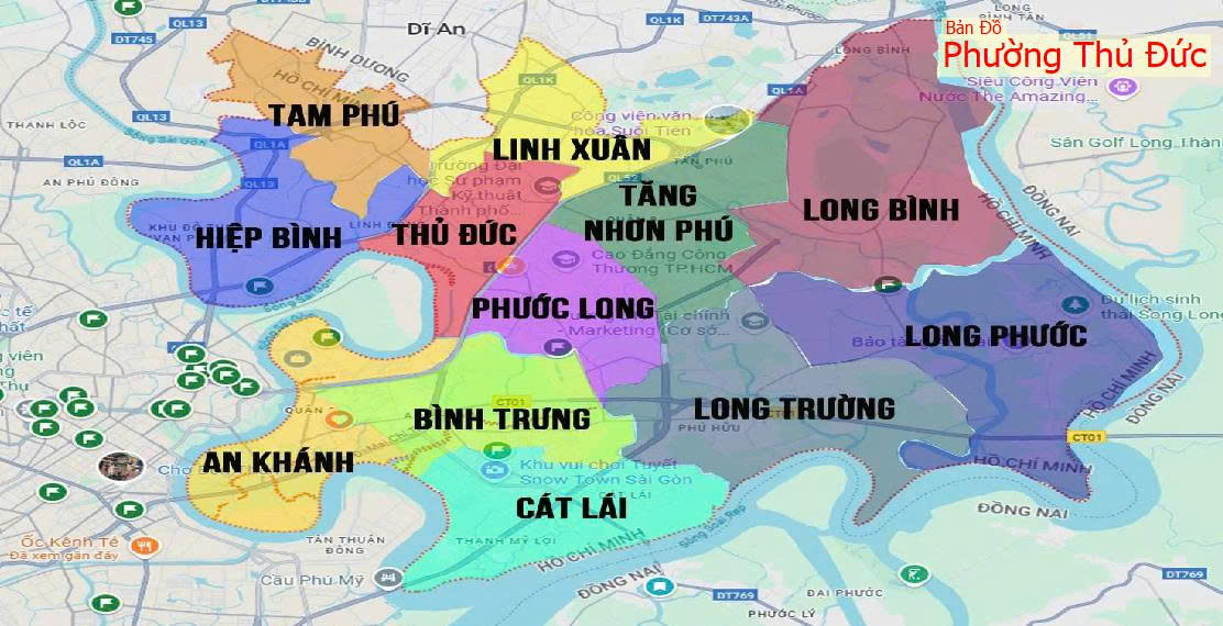 ban do phuong thu duc