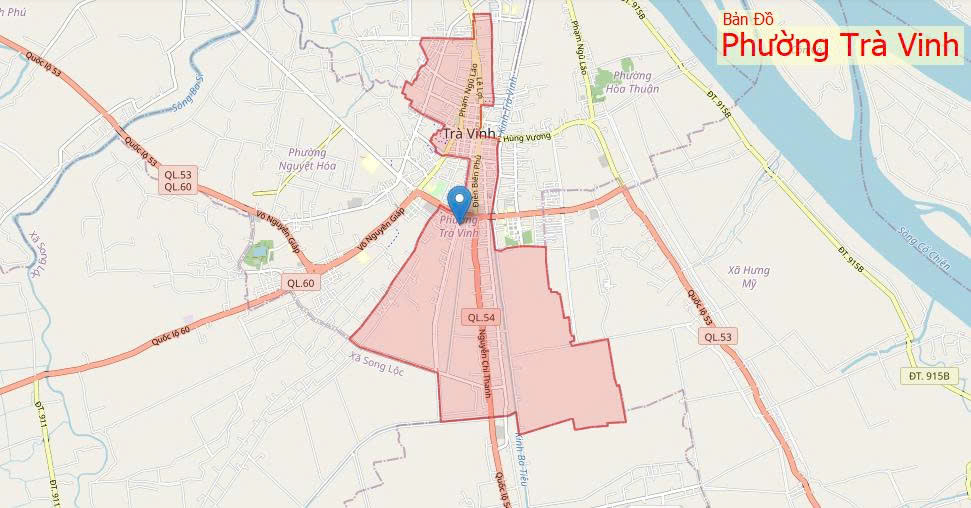ban do phuong tra vinh