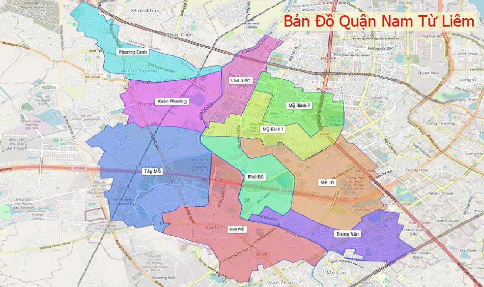 ban do quan nam tu liem