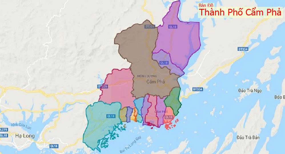 ban do thanh pho cam pha