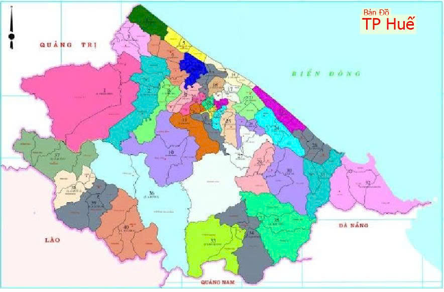 ban do tp hue