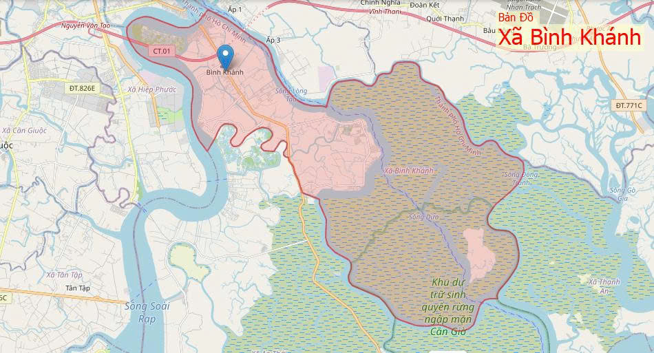 ban do xa binh khanh