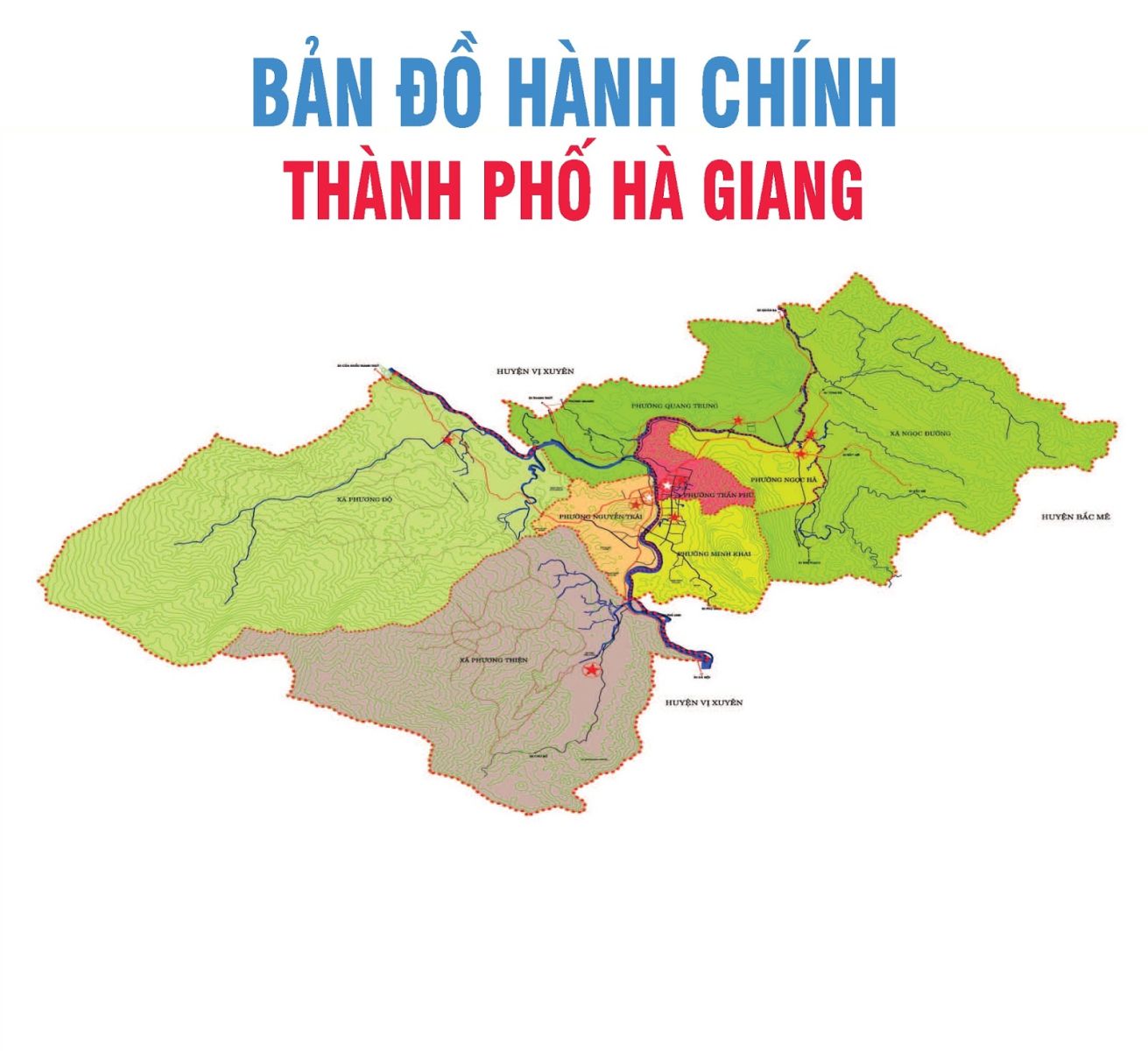 ban do hanh chinh thanh pho ha giang