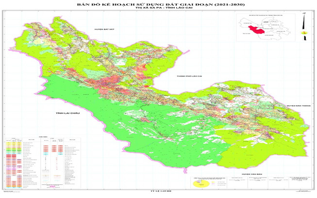 ban do vi tri thi xa lao cai