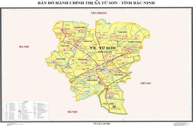 ban do hanh chinh tp tu sơn