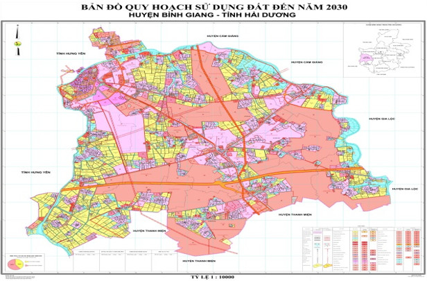 ban do hanh chinh huyen  binh giang