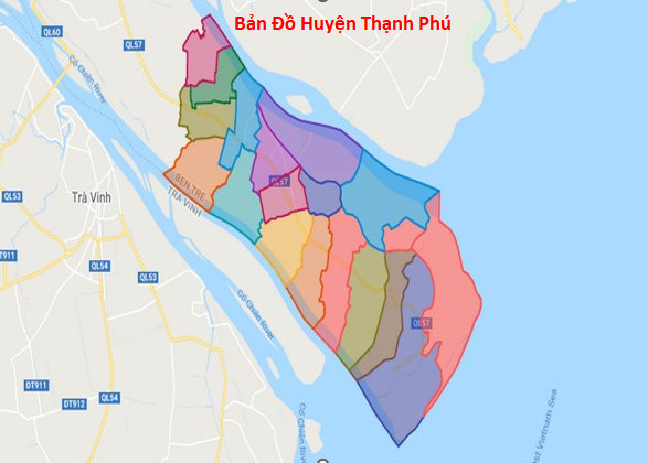 ban do hanh chinh huyen thanh phu