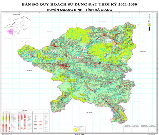 ban do hanh chinh huyen quang binh