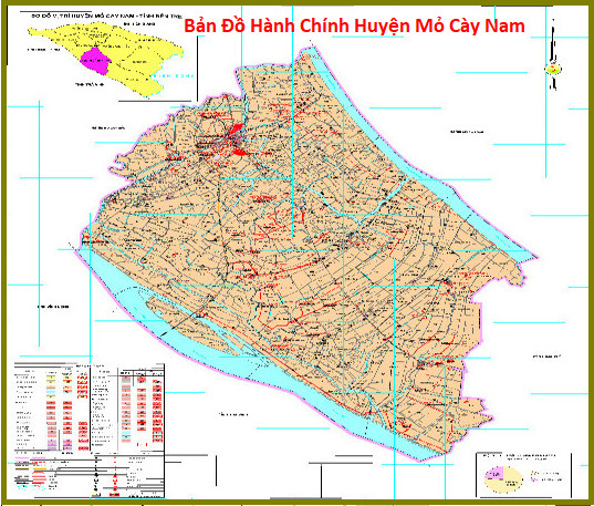 ban do hanh chinh huyen mo cay nam