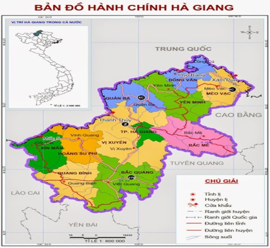 ban do hanh chinh ha giang