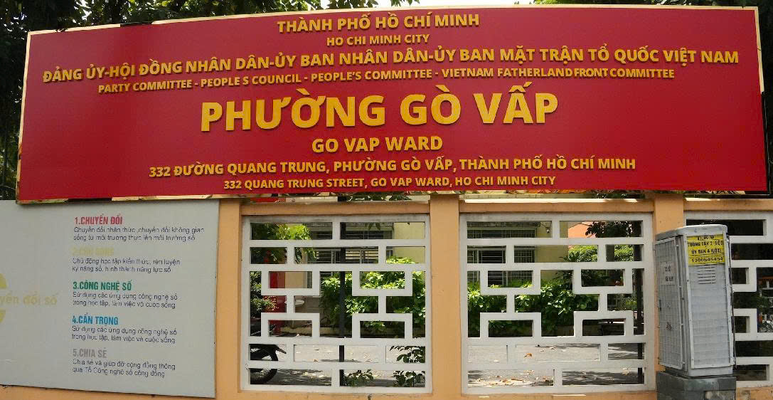 tru so ubnd phuong go vap