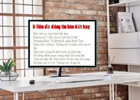 5 tiêu đề đăng tin bán đất khiến người đọc phải xem ngay