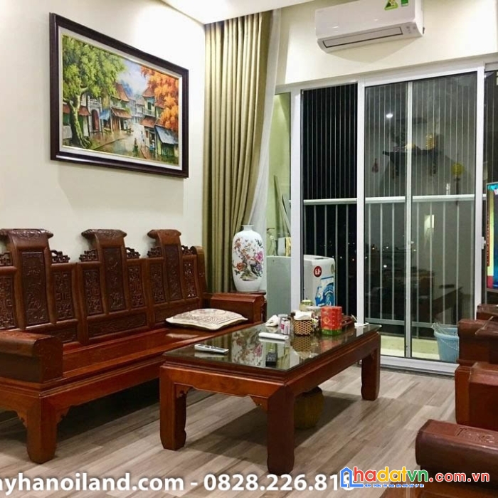 Bán căn hộ chung cư the golden an khánh tòa 32t 74m2 full nội thất ban công tây nam