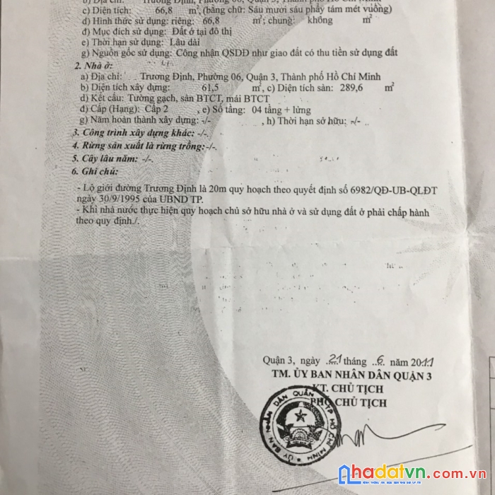 Nhà mặt tiền trương định, p6, q3, 69m2, 5 tầng, btct, giá chỉ 33 tỷ