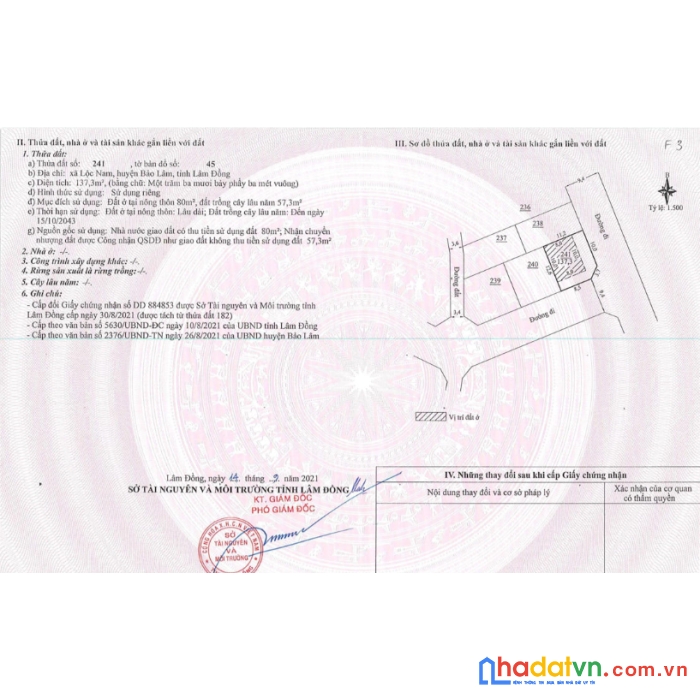 Bán đất bảo lộc 2 mặt tiền đường nhựa 9m,sẵn nhà nghỉ dưỡng 40m2, sổ sẵn