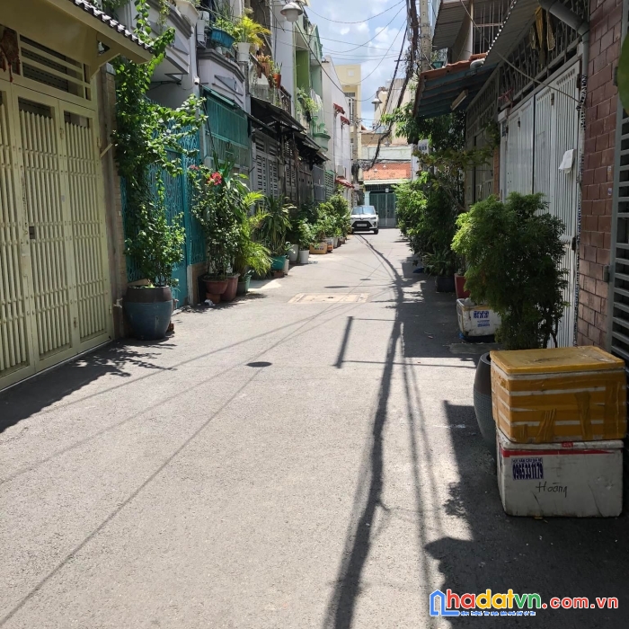 Hẻm xe hơi 4.5m sát cv làng hoa p8 - dt 45m2 2 tầng 2pn - khu dân cư an ninh dân trí - sổ