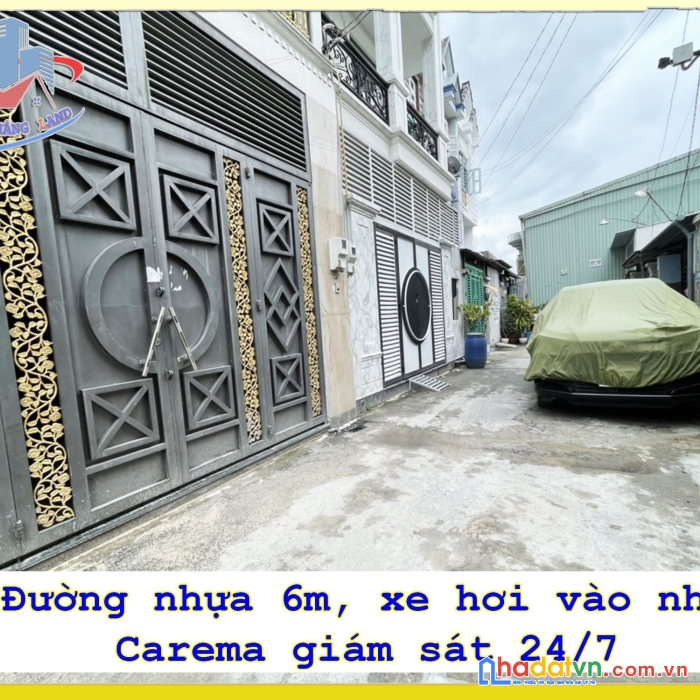 Q12.055. p.thới an q12, xe hơi vào nhà, dt.73m2. 4 tầng, 4 pn, nhà đẹp ở ngay, nhỉnh 5 tỷ.