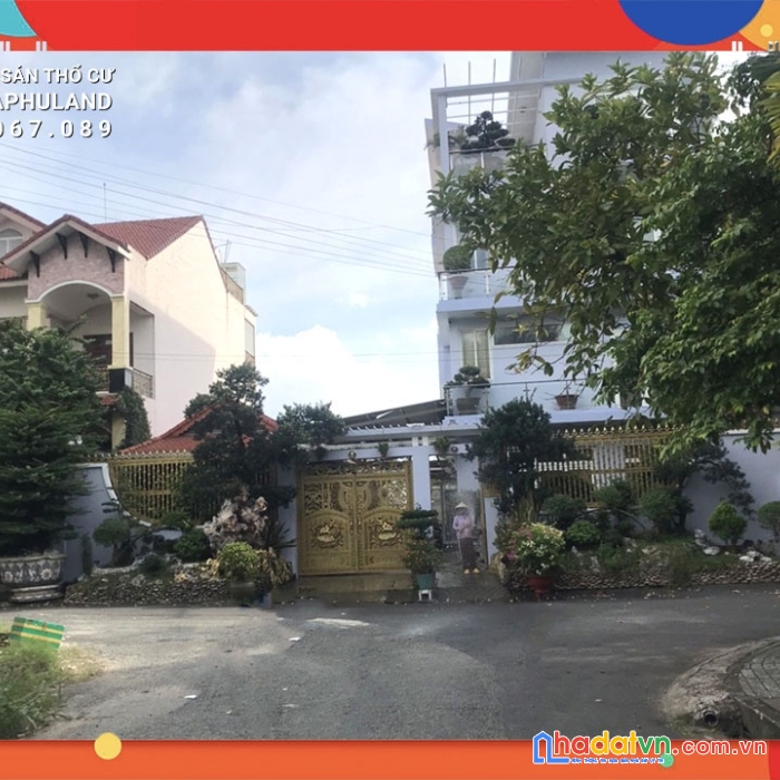 Khu biệt thự. đất full thổ. 10m x 20m. vuông vức. lê thị riêng, phường thới an, quận 12.