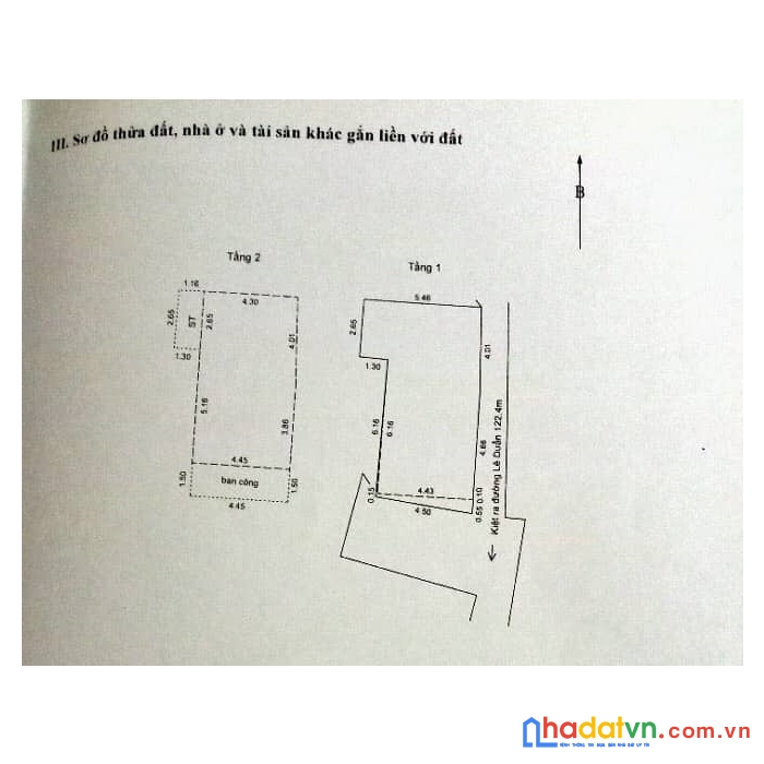 Chủ gấp bán nhà 2 tầng 2 mặt kiệt lê duẩn
