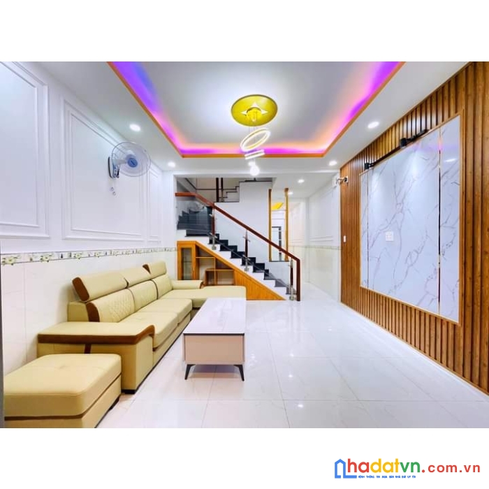 Bán nhà mới 2 tầng đường xe hơi phan huy ích, p.12, gò vấp 64m2 chỉ 4,7 tỷ