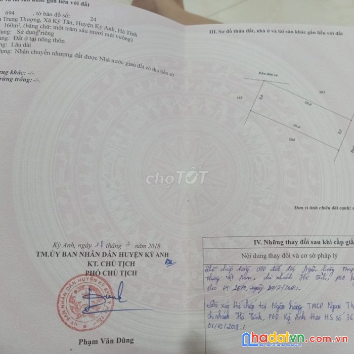 Sở hữu ngay lô đất siêu đẹp cách chợ kỳ tân 250m tại kỳ tân kỳ anh hà tĩnh