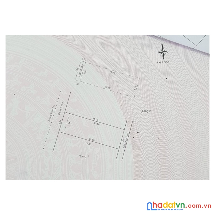 Bán nhà 2  tầng mặt phố phan bôi vào ở ngay