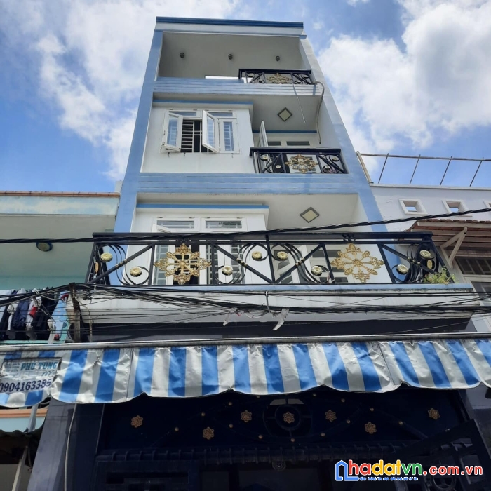 Nhà bán bình tân, sát aeon tân phú, hẻm xe hơi thông, hương lộ 3, 4x16m, 2 tầng, không lộ giới,