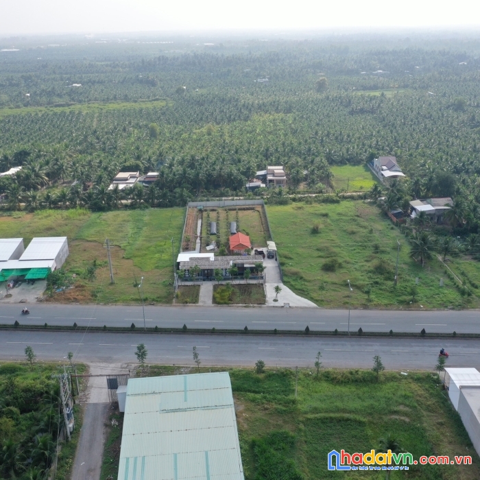 Đất 2 mặt tiền đường nhựa huỳnh tấn phát