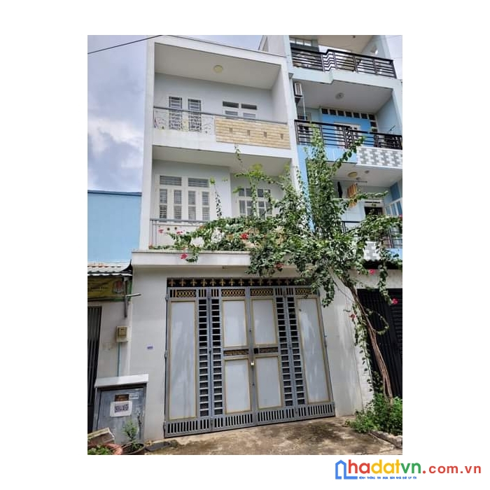Nhà tân thới nhất q12-3 tầng 5x20m mặt tiền đường nội bộ khu phân lô-trước nhà là công viên rộng