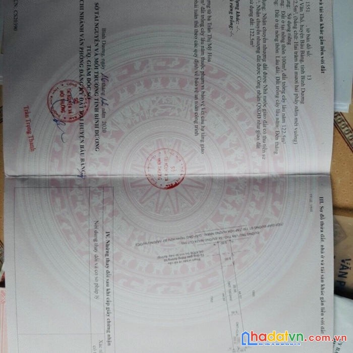 Sở hữu ngay lô đất siêu đẹp tại bàu bàng