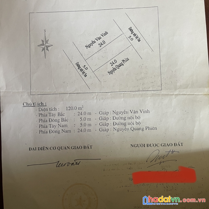 Chính chủ cần bán lô đất 120m2 tại hòa lạc, gần trường dhqg, gần chợ, giá rẻ siêu hâp dẫn cho các