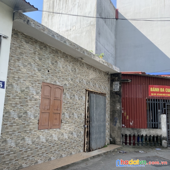 Sở hữu ngay lô đất đẹp kèm nhà mái bằng tại ngõ 80 lũng bắc, đằng hải, hải an, hải phòng