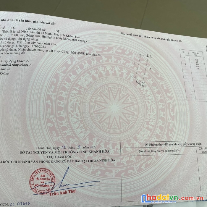 Chính chủ cần bán lô đất nền ninh tân, giá đầu tư chỉ tầm 950; lh 0985997533