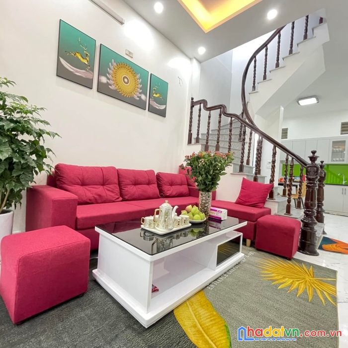 Hàng hiếm hoàng mai - ô tô đỗ cổng- tặng full nội thất. 34m2*4 tầng, 3.65 tỷ