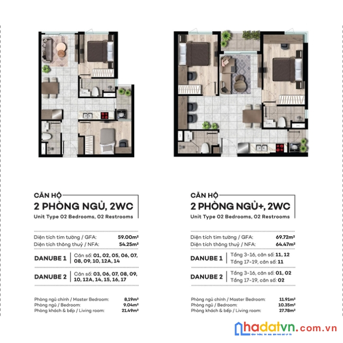 Chính chủ cần bán căn hộ westgate d-6.04 và a2-9.02,  69m2, 2pn2wc, biểu tượng bình chánh