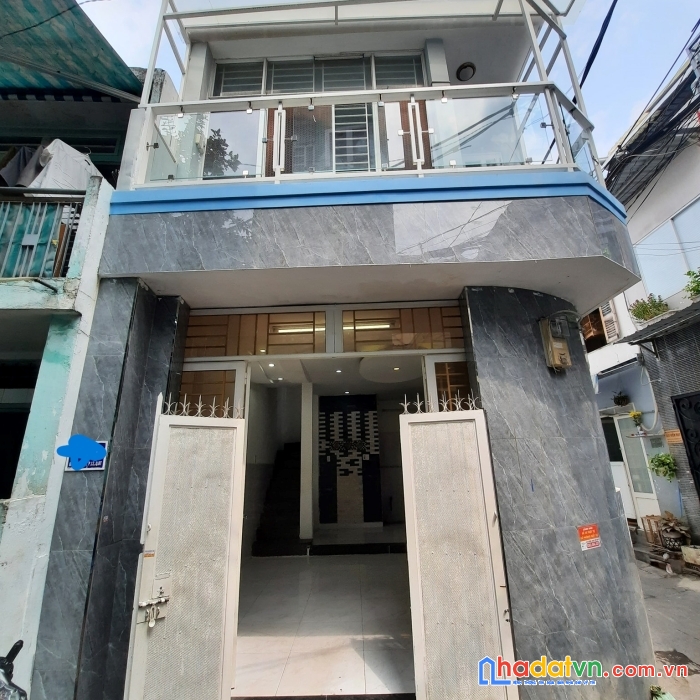 Nhà 2 mặt hẻm mới toanh 30m 4.3x7 hxh tránh, khu dc sầm uất chỉ 3 tỷ