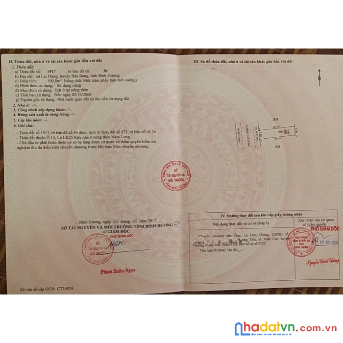 Cần bán đất tại lk25 dự án nam long – bàu bàng – bình dương