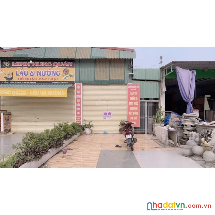 Bán đất dịch vụ hưng đô - thiệu hóa - thanh hóa - kinh doanh đỉnh - ql45 - 100m2 - giá 700tr