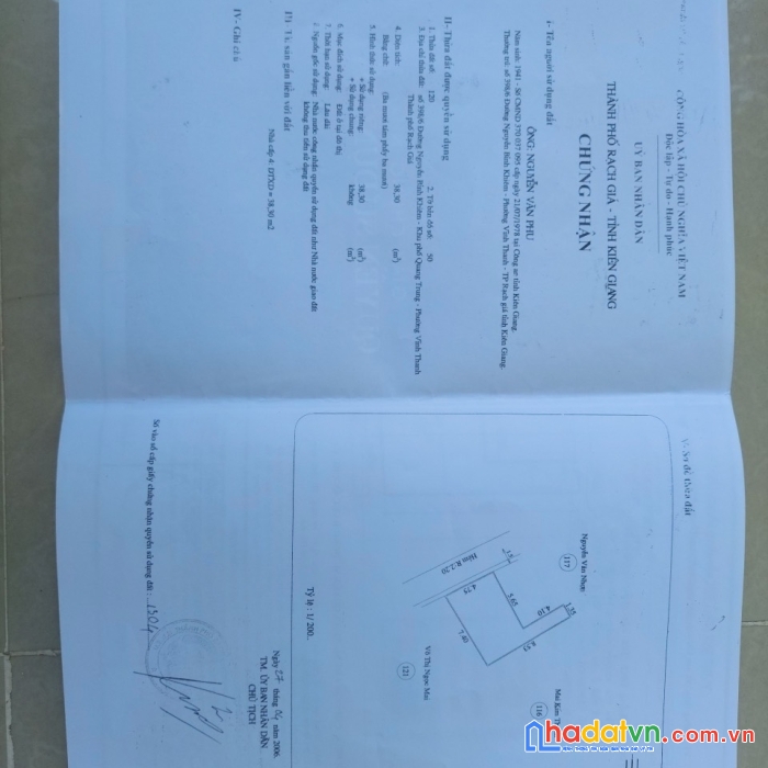 Bán nhà 1 trệt 1 gác  hẻm nguyễn bĩnh khiêm phường vĩnh thanh rạch giá