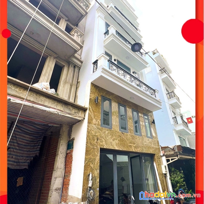 Chdv 16 phòng, 5m x 21m, 6 tầng. thu nhập 900 triệu / năm. trần văn đang, p11, quận 3.