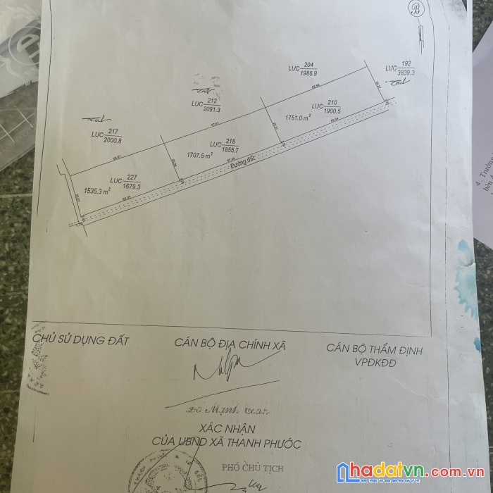 Đất bán xã thanh phước, tây ninh đối diện bệnh viện xuyên á, giá 5,2tỷ, dt 198m*25m