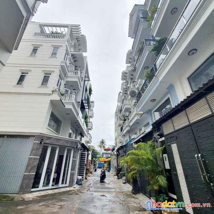 Gv114: bán nhà một sẹc nguyễn du p7 gò vấp 41m2 4 tầng 6.5 tỷ.