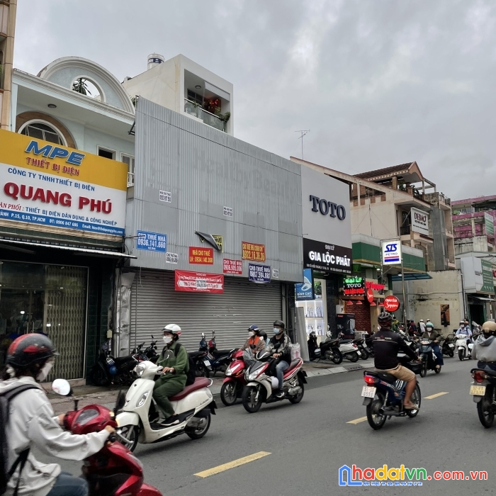 Nhà mặt tiền an dương vương, trệt + 5 lầu chỉ 46 tỷ